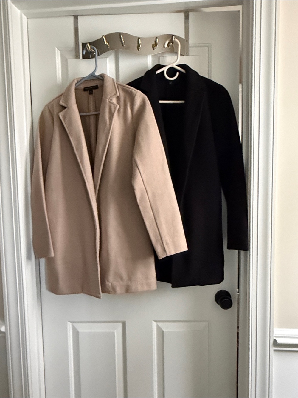 Classic Women's Tailored Coat - Beige